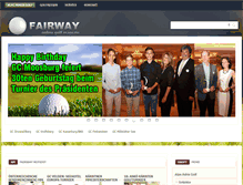 Tablet Screenshot of fairway-golf.at